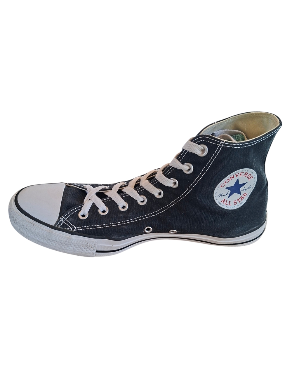 Converse Chuck Taylor All ⭐️ Star Men's High Top Sneakers - Black White Size 12 - Picture 6 of 13
